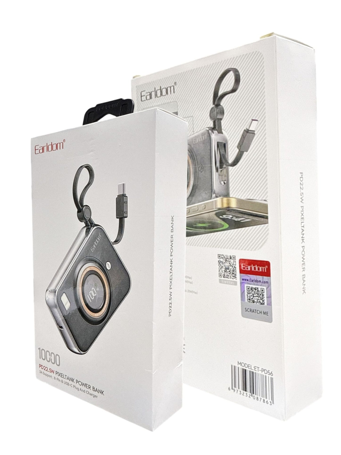 Earldom PD56 22.2W 10000mAh Powerbank – Fast & Portable Charging