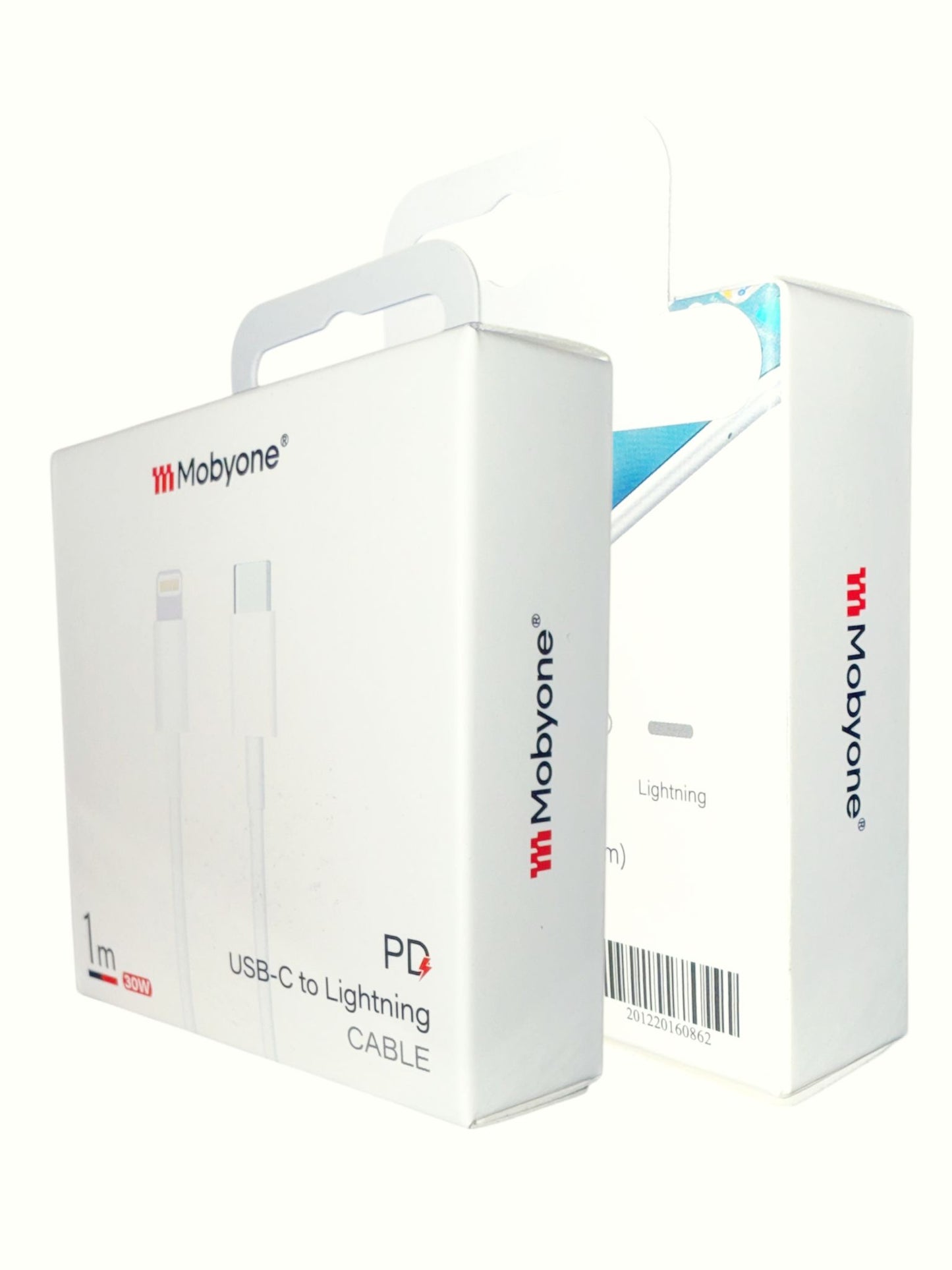 Mobyone USB-C to Apple Cable | 1 Meter | 30W PD Fast Charging | White