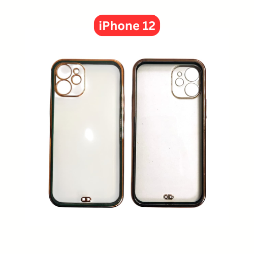 iPhone 12 Two Color Electroplated TPU Cases