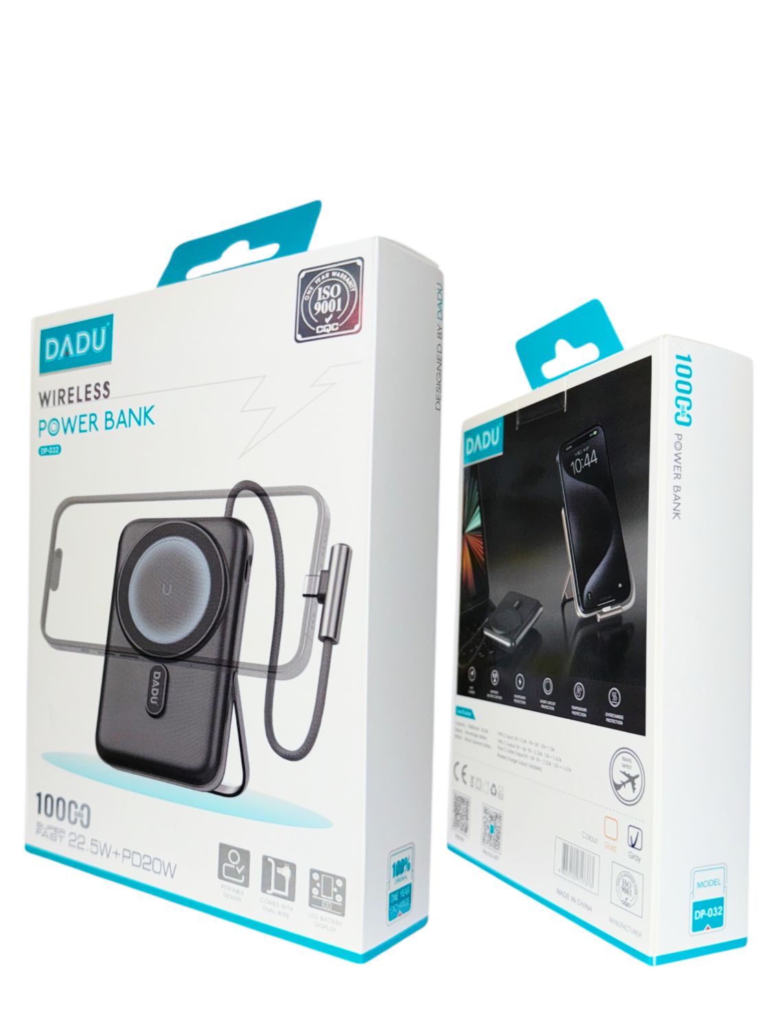 DADU 10000mAh Wireless Power Bank | 22.5W PD Fast Charger