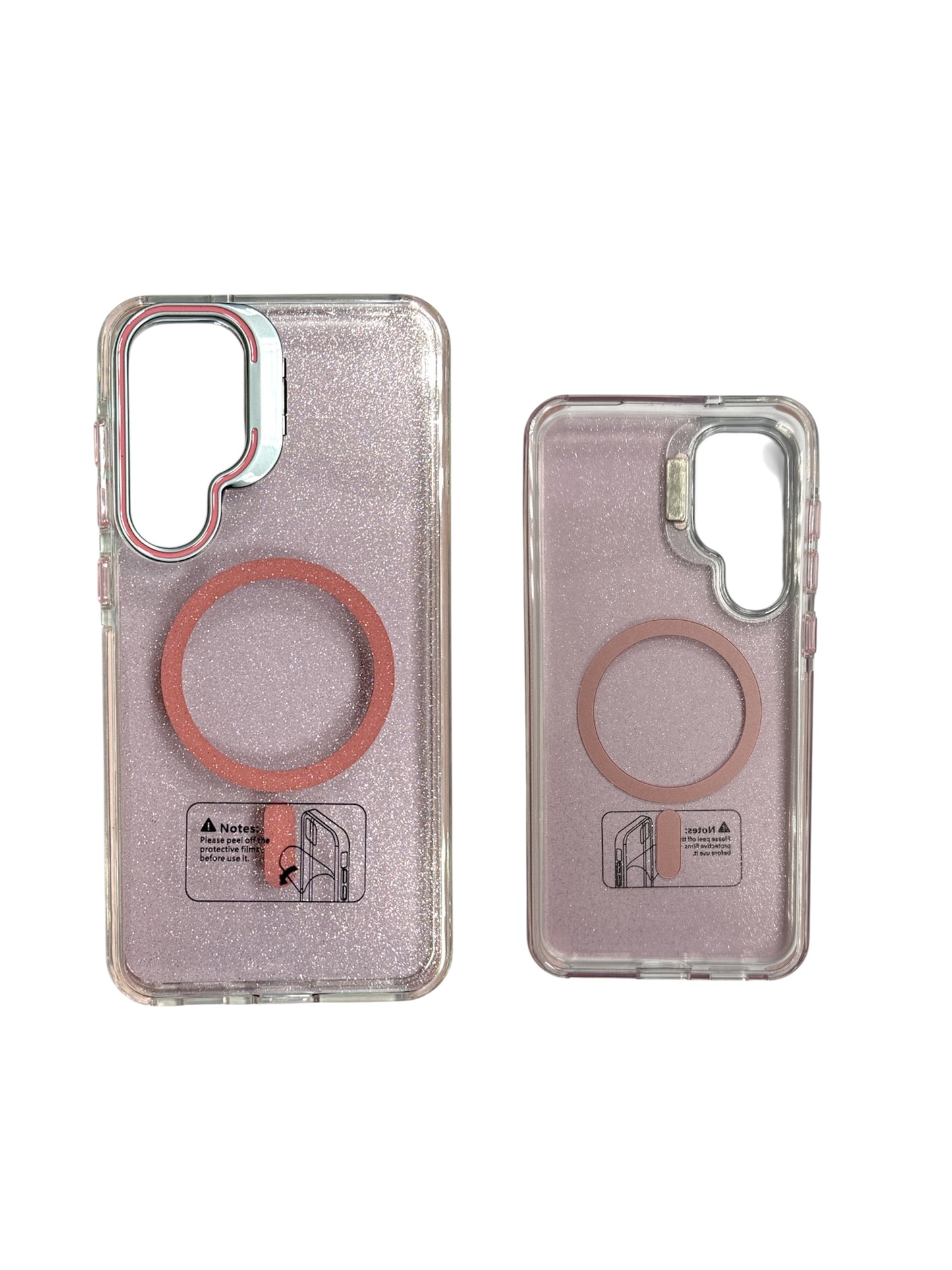 Samsung S25 FE Blingy Shine Case | Rose Gold Brown Glitter Cover