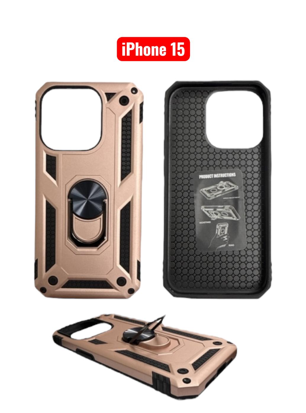 iPhone 15 Sergant Hard Case | Red Green Gold Rose Gold Silver Cover