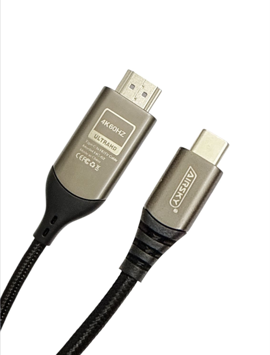 AHL Airsky USB-C to HDTV Cable | 4K Ultra HD 60Hz | 2m High-Speed Lead