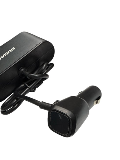 DUDAO R1Pro Car Charger 80W | Dual USB + 3 Cigarette Lighter Ports | 12–24V