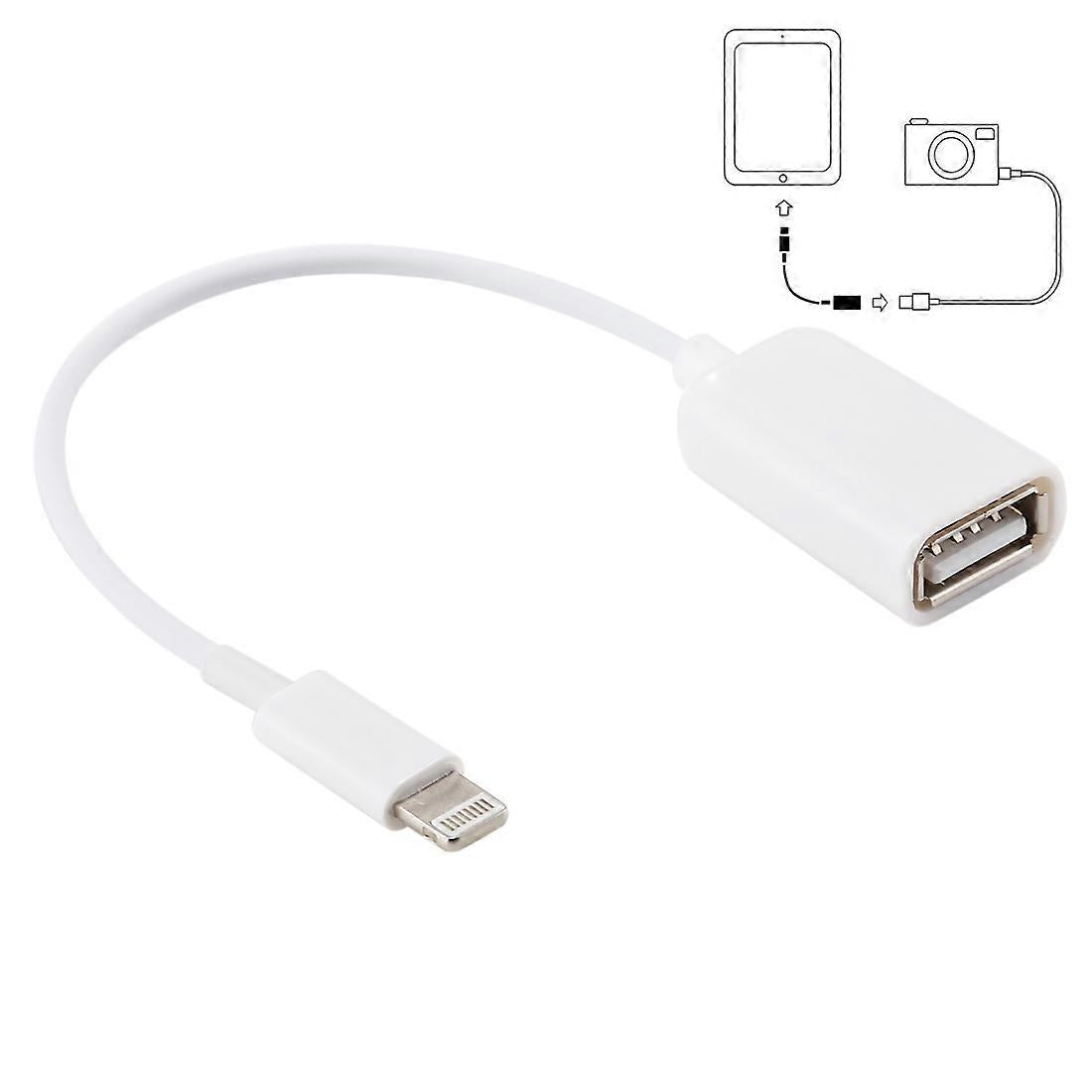 Apple Lightning to USB Camera Adapter | 8-Pin to USB OTG Connector