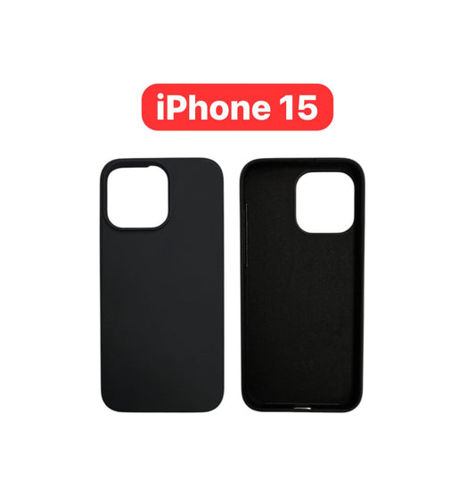 iPhone 15 Silicone Case | Yellow Teal Green Blue Navy Purple Orange Black Cover