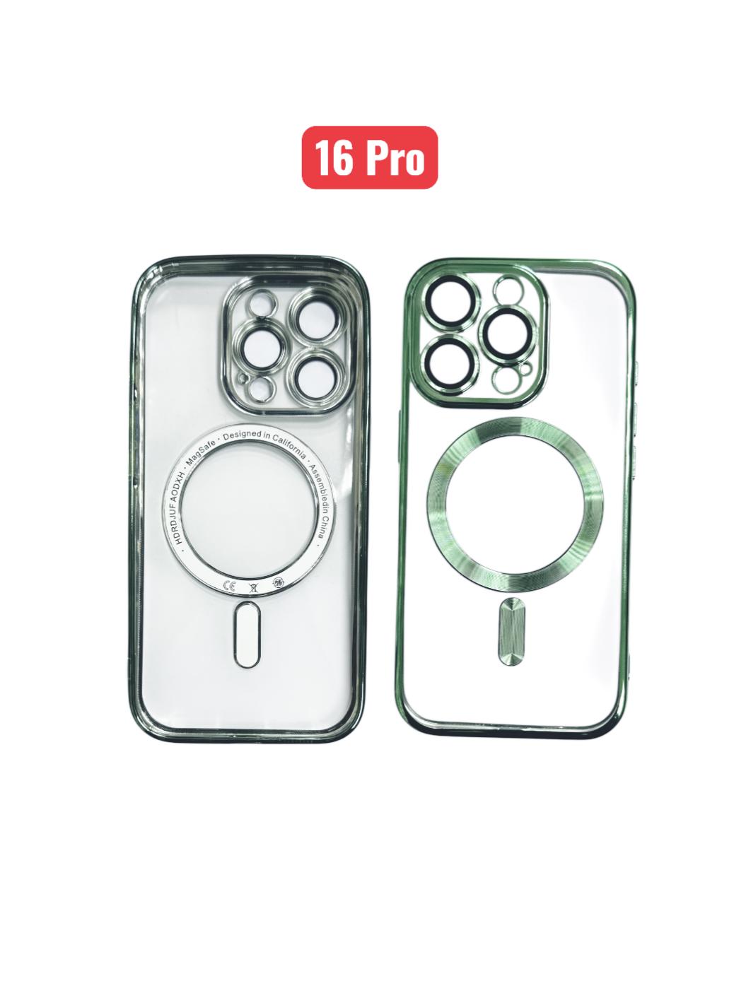 Magnetic Electroplating TPU Case | Silver Black Rose Gold Blue Green Gold