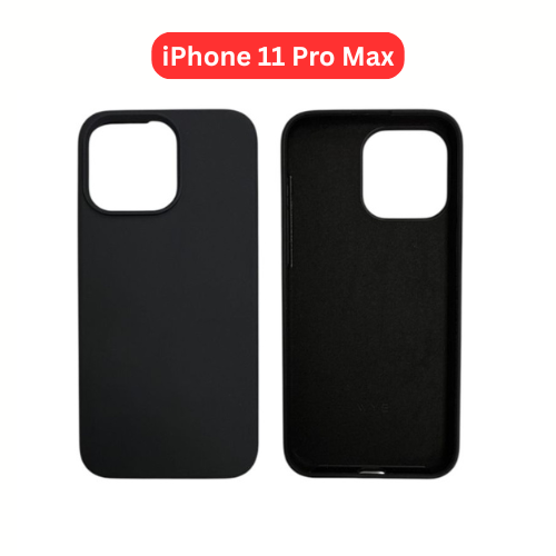 iPhone 11 Pro Max Silicone Case | Orange Blue Pink Purple Green Yellow Cover