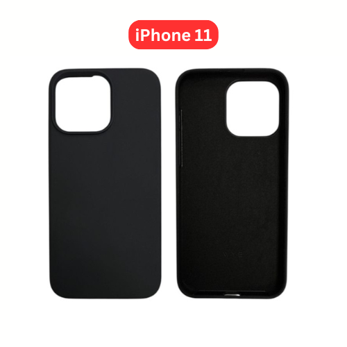 iPhone 11 Silicone Case | Orange Blue Black Yellow Cover