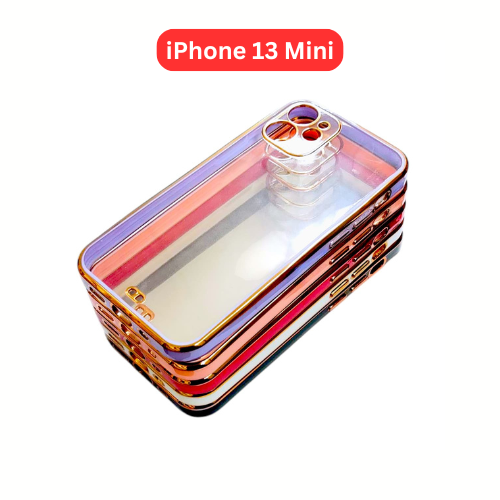 iPhone 13 Mini Two Color Electroplated TPU Cases
