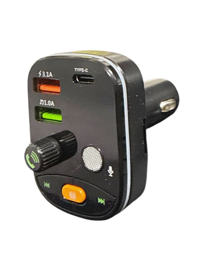 AHL Car FM Player Q10 12-24V USB C Fast Charging 3.1A 20W PD