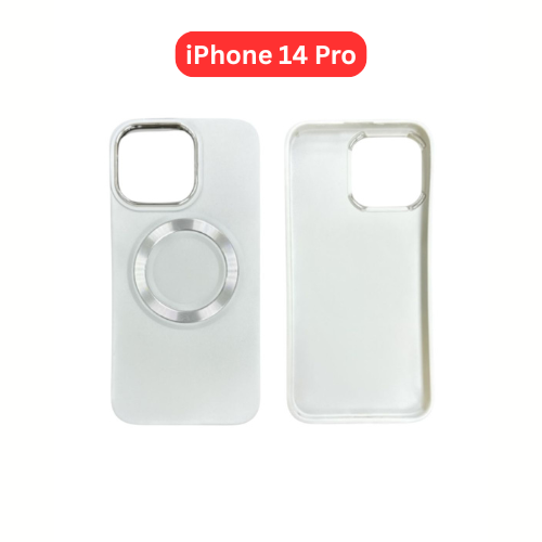 iPhone 14 Pro TPU Magnetic Case White Brown Green Blue