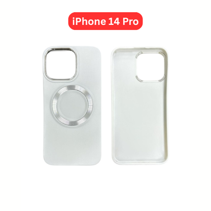 iPhone 14 Pro TPU Magnetic Case White Brown Green Blue