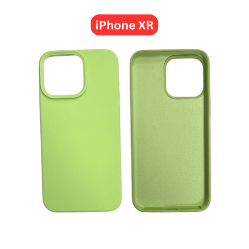 iPhone XR Silicone Case | Orange Blue Black Yellow Pink Purple Green Cover