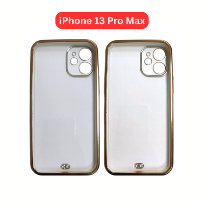 iPhone 13 Pro Max Two Color Electroplated TPU Cases