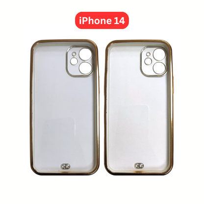 iPhone 14 Two Color Electroplated TPU Cases