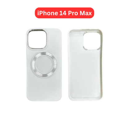 iPhone 14 Pro Max TPU Magnetic Case White Brown Green Blue
