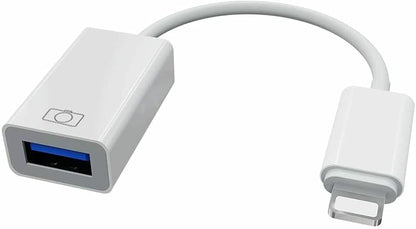 Apple Lightning to USB Camera Adapter | 8-Pin to USB OTG Connector