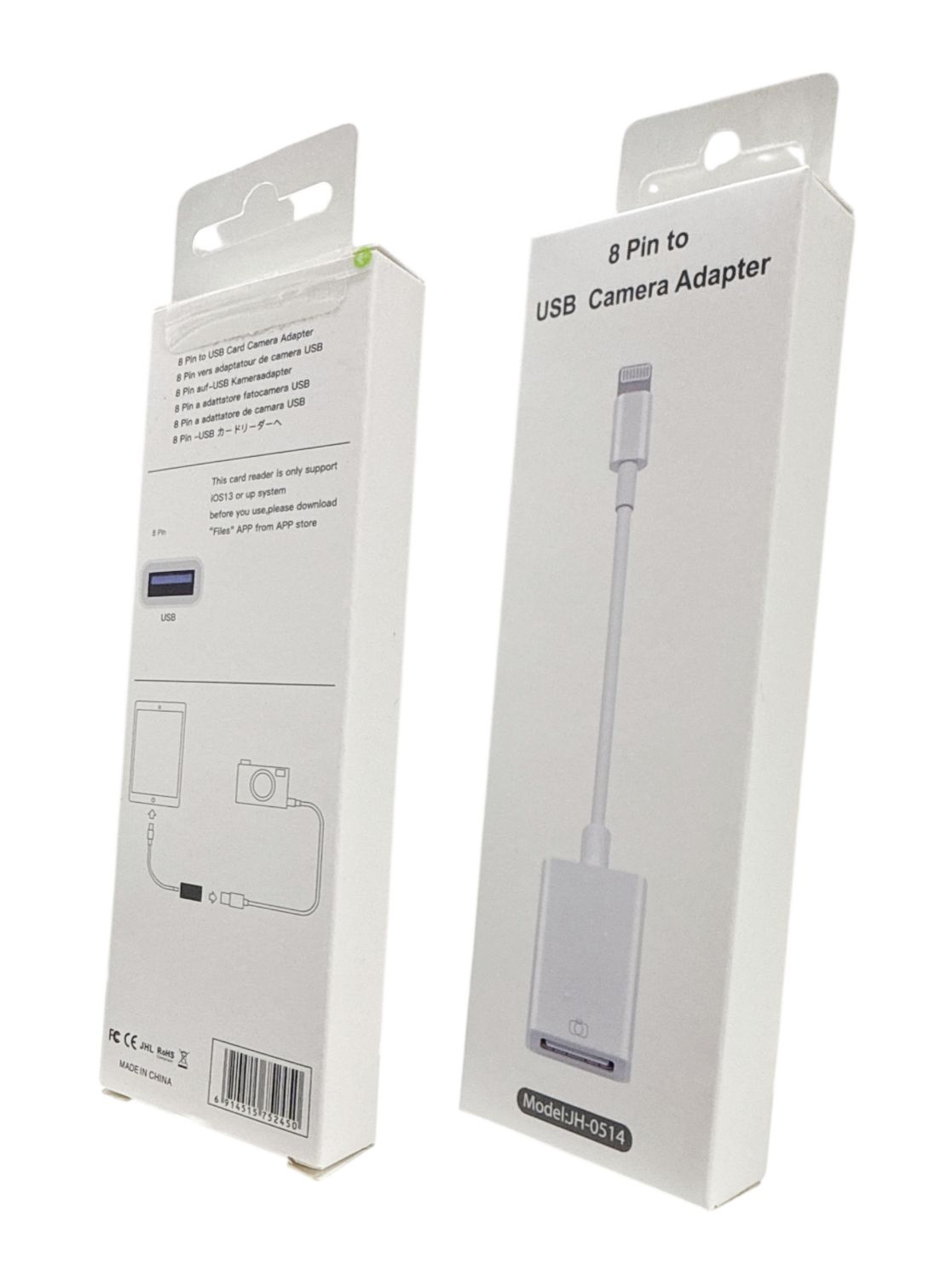 Apple Lightning to USB Camera Adapter | 8-Pin to USB OTG Connector