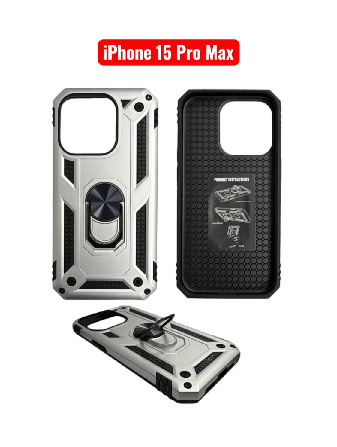 iPhone 15 Pro Max Sergant Hard Case | Red Green Gold Rose Gold Silver Cover