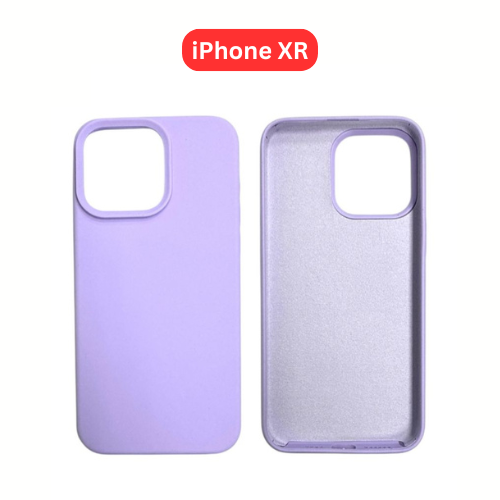 iPhone XR Silicone Case | Orange Blue Black Yellow Pink Purple Green Cover
