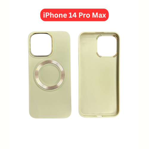 iPhone 14 Pro Max TPU Magnetic Case White Brown Green Blue