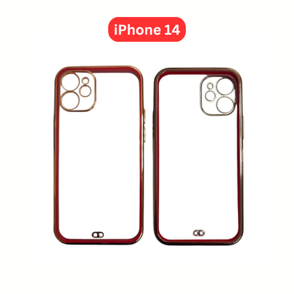 iPhone 14 Two Color Electroplated TPU Cases