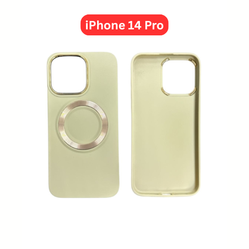 iPhone 14 Pro TPU Magnetic Case White Brown Green Blue