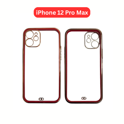 iPhone 12 Pro Max Two Color Electroplated TPU Cases