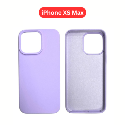 iPhone XS Max Silicone Case | Orange Blue Black Yellow Pink Purple Green Cover