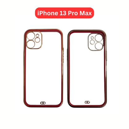 iPhone 13 Pro Max Two Color Electroplated TPU Cases