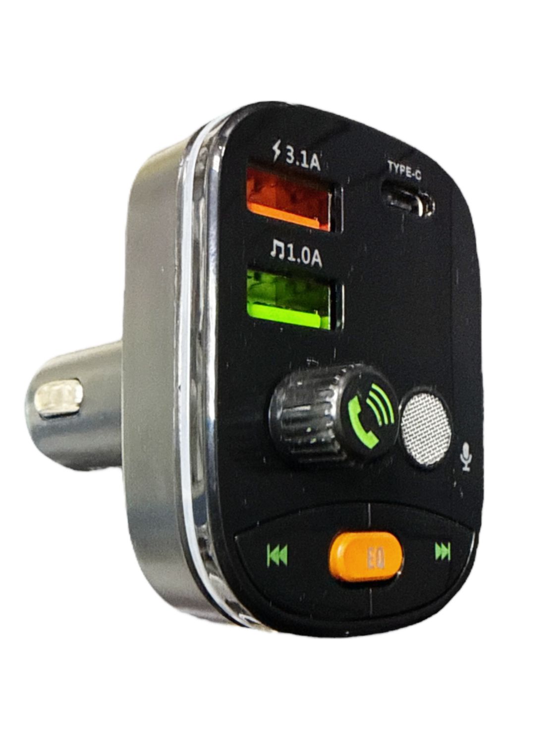 AHL Car FM Player Q10 12-24V USB C Fast Charging 3.1A 20W PD