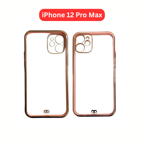 iPhone 12 Pro Max Two Color Electroplated TPU Cases