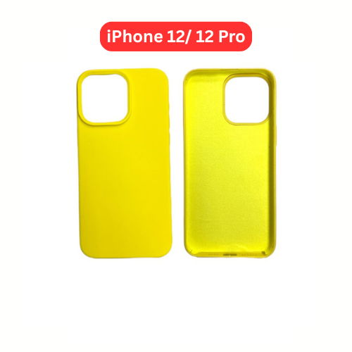 iPhone 12/ 12 Pro Silicone Case | Yellow Green Orange Cover