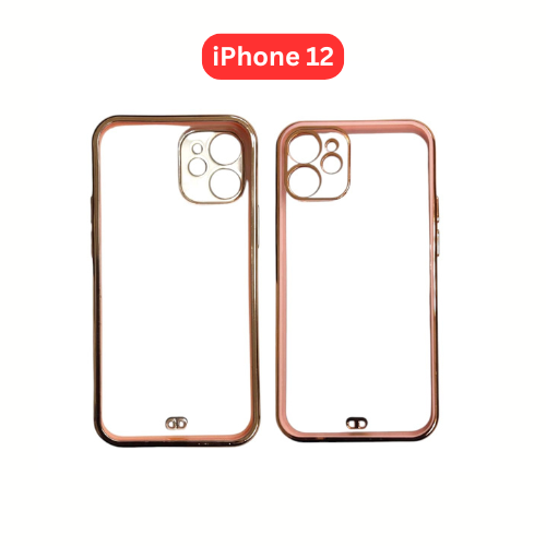 iPhone 12 Two Color Electroplated TPU Cases