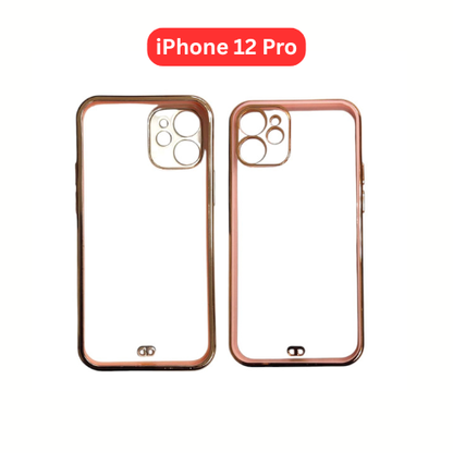 iPhone 12 Pro Two Color Electroplated TPU Cases