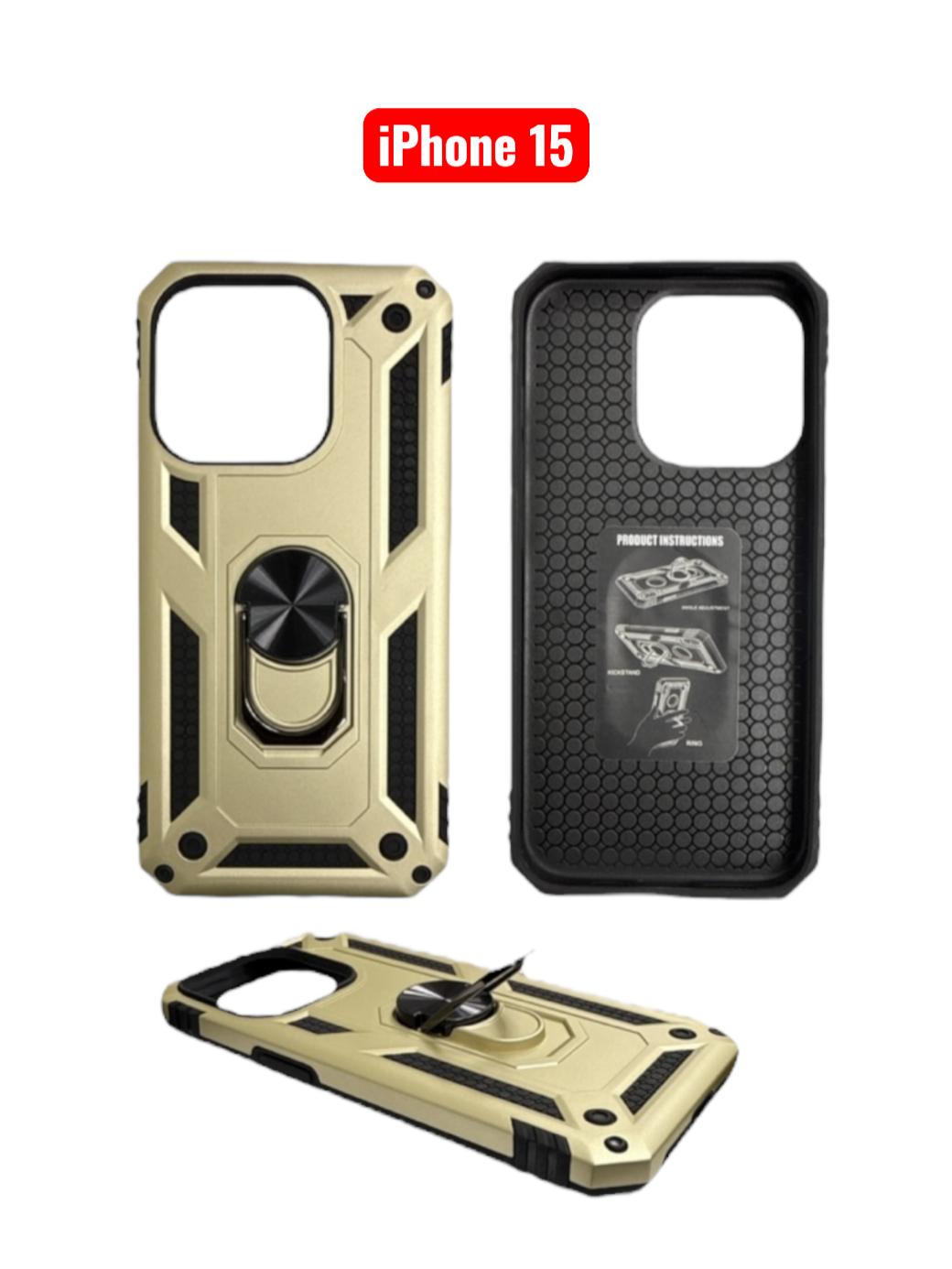 iPhone 15 Sergant Hard Case | Red Green Gold Rose Gold Silver Cover