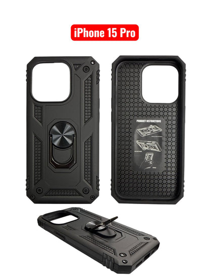 iPhone 15 Pro Sergant Hard Case | Red Green Blue Black Gold Rose Gold Silver Cover