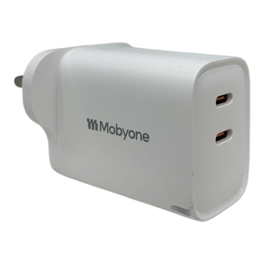 Mobyone 35W Dual USB-C Fast Charger | Super Fast PD PPS Adapter | Universal