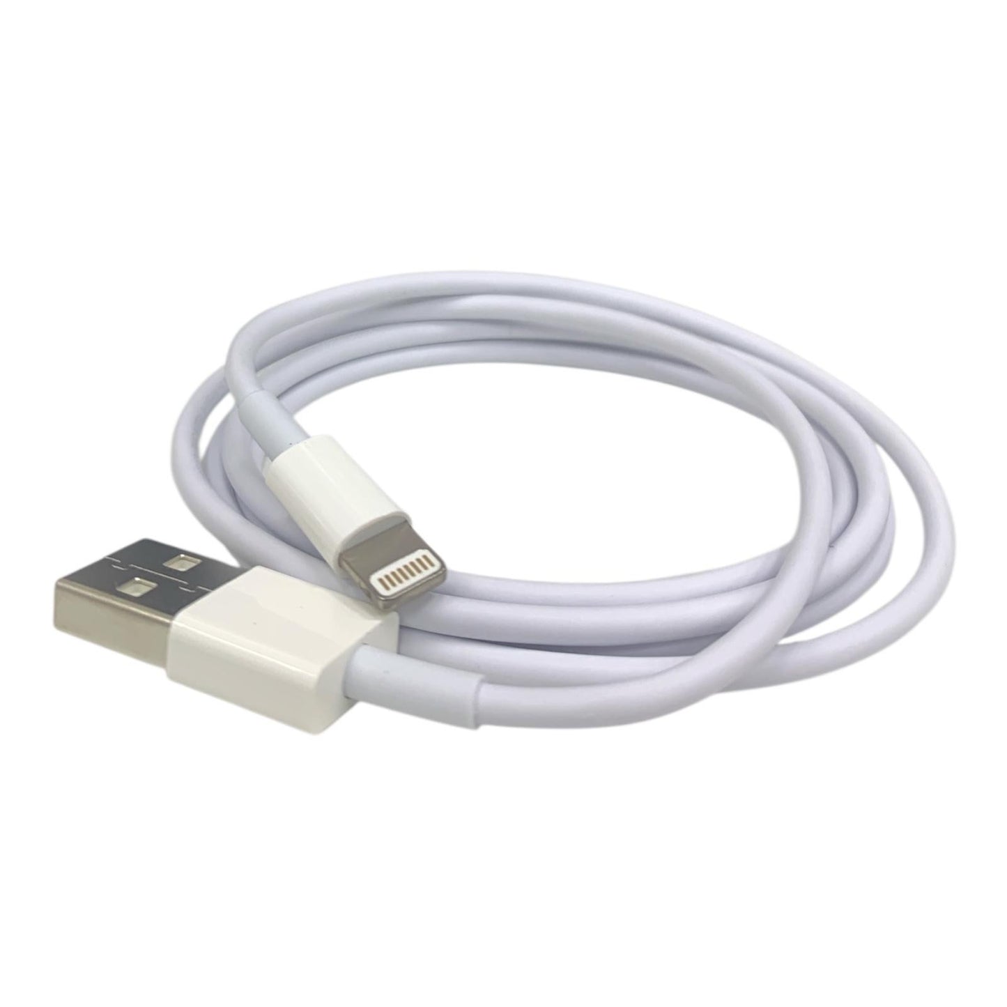 Mobyone USB to 8-Pin Charging Cable | 1m Fast Lead for Apple Devices – White