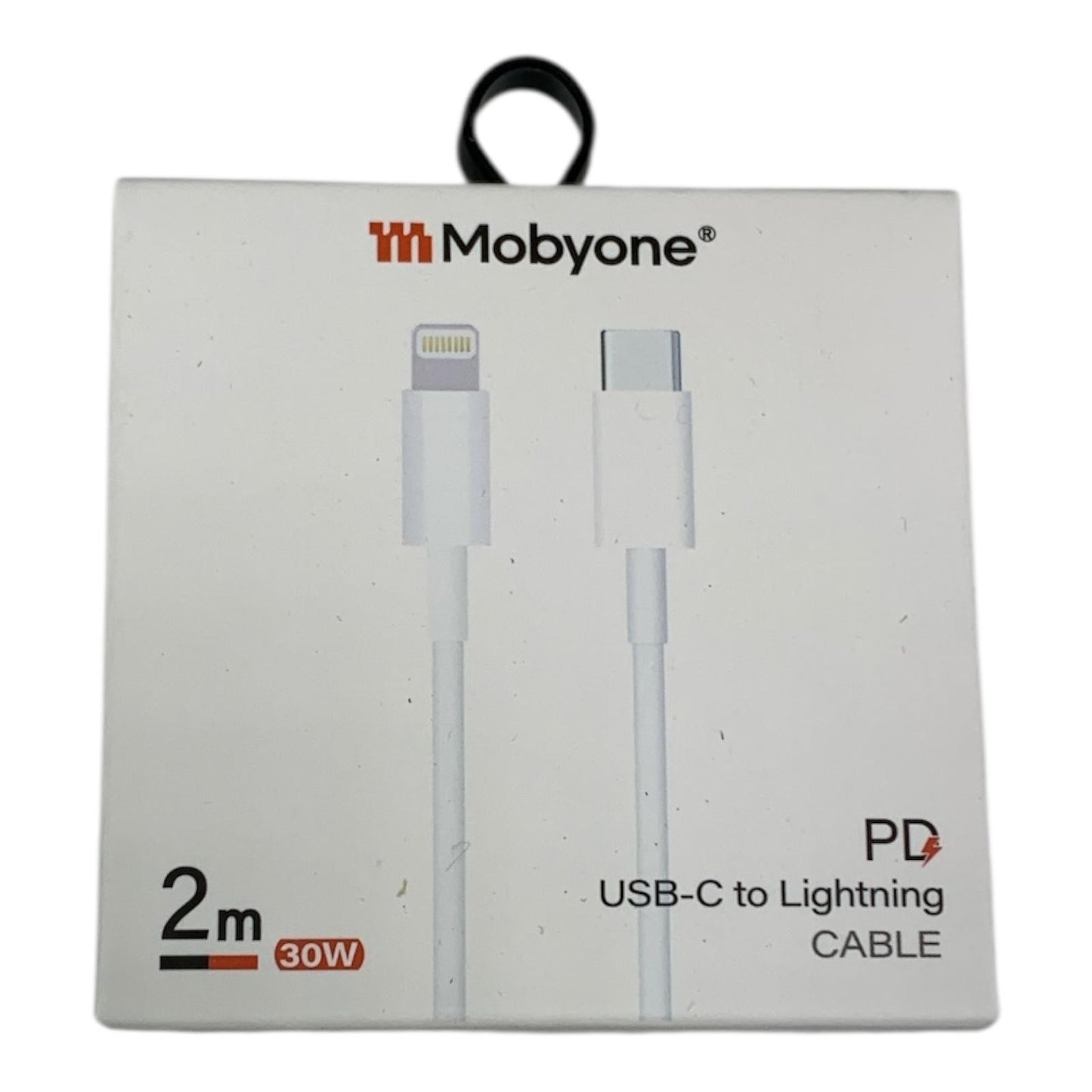 Mobyone USB-C to Apple Cable | 1 Meter | 30W PD Fast Charging | White