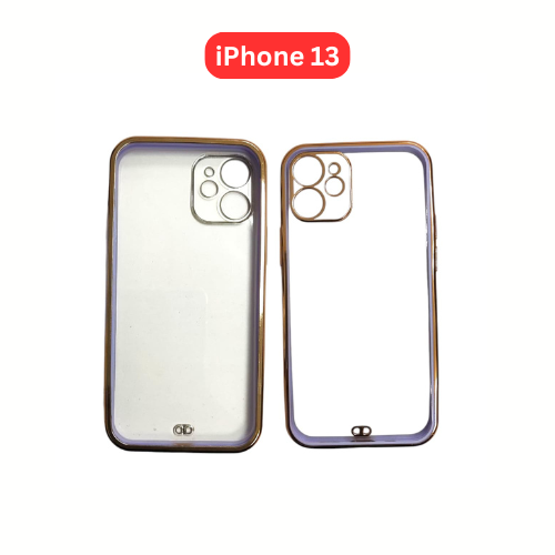 iPhone 13 Two Color Electroplated TPU Cases