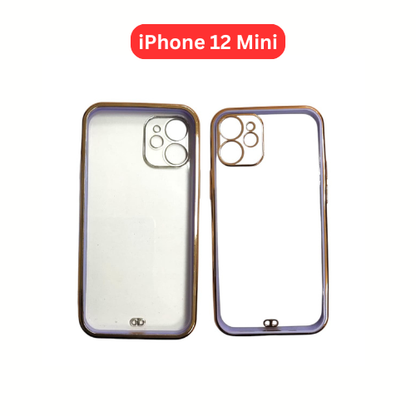 iPhone 12 Mini Two Color Electroplated TPU Cases