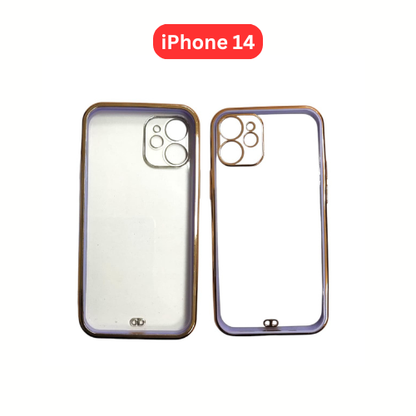 iPhone 14 Two Color Electroplated TPU Cases