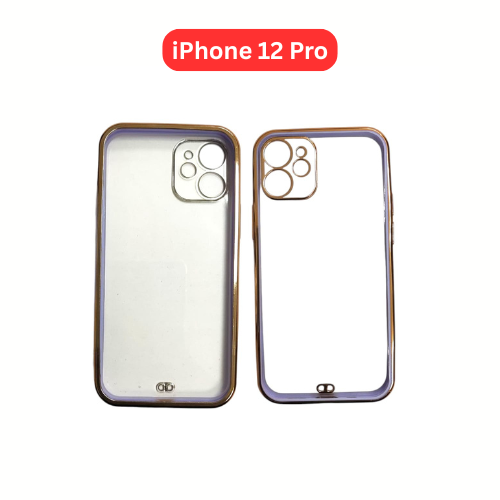 iPhone 12 Pro Two Color Electroplated TPU Cases