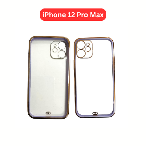 iPhone 12 Pro Max Two Color Electroplated TPU Cases