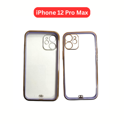 iPhone 12 Pro Max Two Color Electroplated TPU Cases