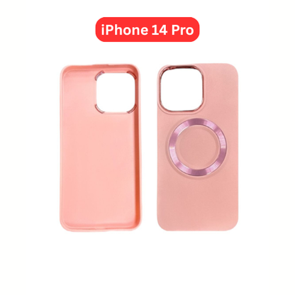 iPhone 14 Pro TPU Magnetic Case White Brown Green Blue