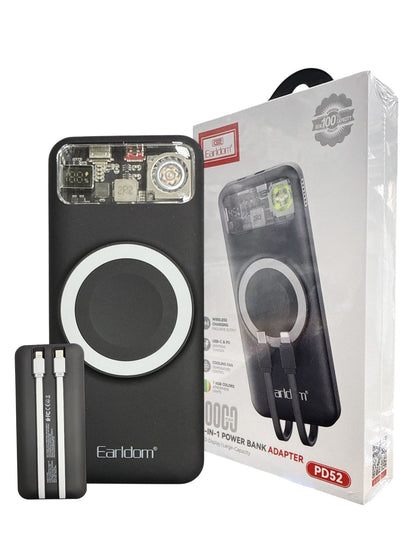 Earldom PD52 5-in-1 Powerbank – Portable Multi-Function Charging