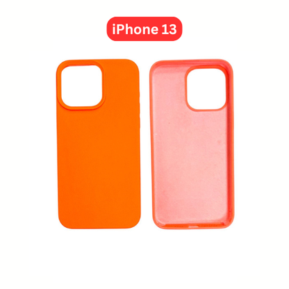 iPhone 13 Silicone Case | Blue Yellow Pink Purple Cover